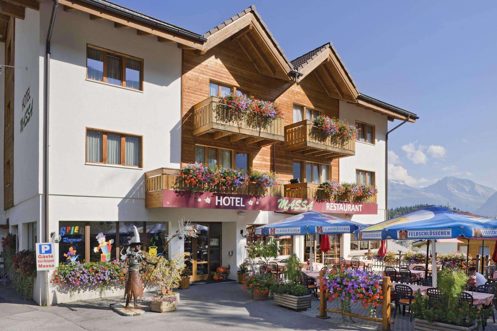 Hotel Massa Blatten bei Naters Dış mekan fotoğraf